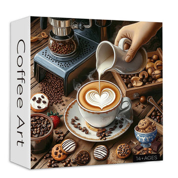 Coffee art puzzle puzzle 1000 pezzo